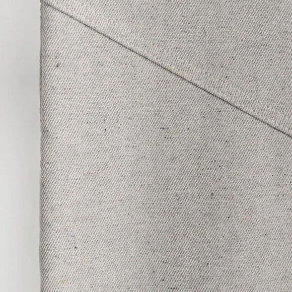 Soluna Collective Denim Pants Grey Adjustable Size 6 Upcycled Cotton Relaxed Fit - Picture 4 of 13